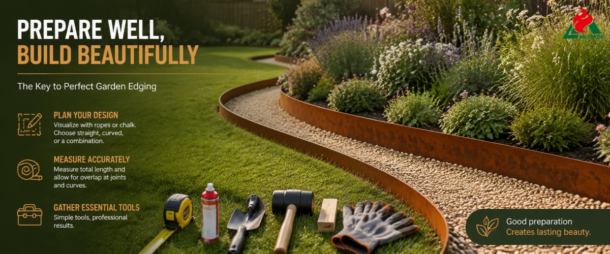 Pre-Construction Preparation for Corten Steel Edging